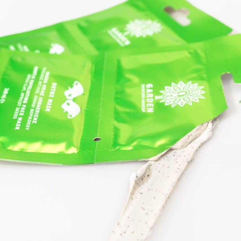 GARDEN Detox Mask Μάσκα Καθαρισμού & Ήπιας Απολέπισης, 2x8ml - Image 2