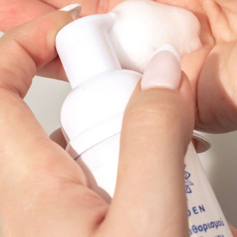 GARDEN Cleansing Foam Face and Eyes Αφρός Καθαρισμού για Πρόσωπο και Μάτια, 100ml - Image 2
