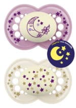 MAM Original Night Πιπίλα Σιλικόνης 16+ μηνών, 2τμχ