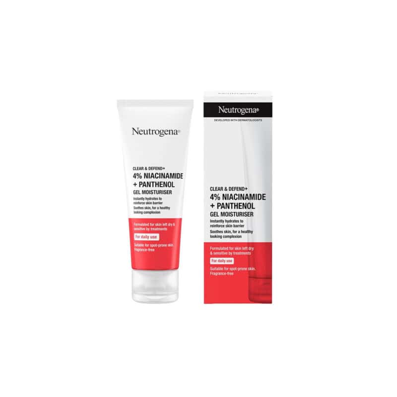 NEUTROGENA Promo Clear & Defend+ 3-Step Acne Routine για Δέρμα με Λιπαρότητα & Τάση Ακμής με Facial Wash Καθαριστικό Προσώπου 200ml, Daily Serum Καθημερινός Ορός Προσώπου 30ml & ΔΩΡΟ Gel Moisturiser Ενυδατικό Gel Προσώπου 50ml - Image 3