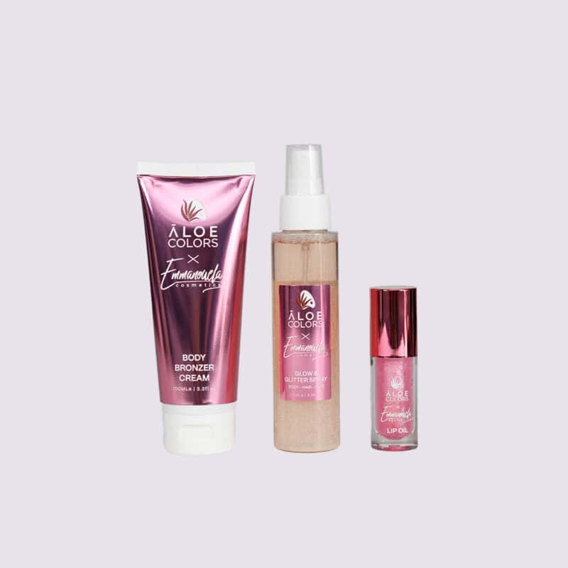 ALOE COLORS x Emmanouela Cosmetics Ready to Glow Box Set, 1τμχ - Image 2