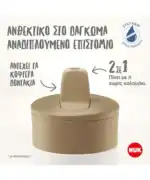 NUK Mini-Me Flip Παγουράκι με ρύγχος 2 σε 1, 450ml - Image 4