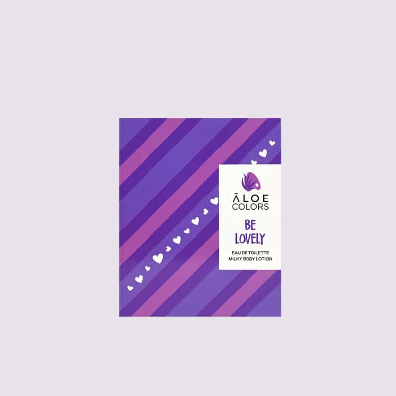 ALOE COLORS Be Lovely Gift Set με Milky Body Lotion 150ml & Eau De Toilette 10ml, 1τμχ - Image 2