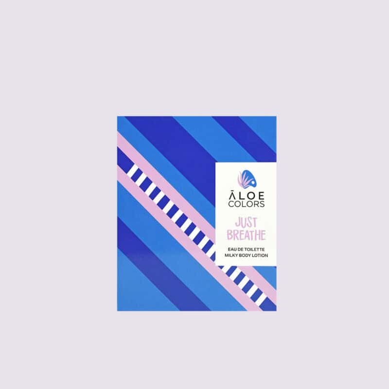 ALOE COLORS Just Breathe Gift Set με Milky Body Lotion 150ml & Eau De Toilette 10ml, 1τμχ - Image 2