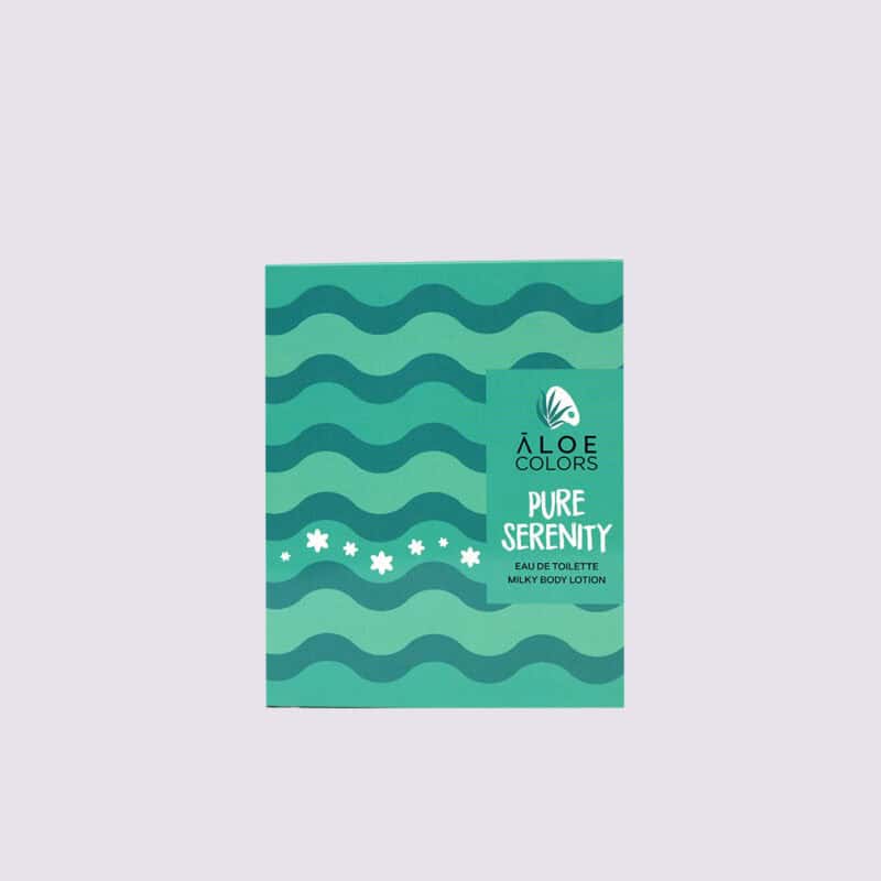 ALOE COLORS Pure Serenity Gift Set με Milky Body Lotion 150ml & Eau De Toilette 10ml, 1τμχ - Image 2