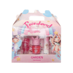 GARDEN Fairyland Box Kids Beauty Σετ Δώρου με 3 Προϊόντα, 1 Βερνίκι Νυχιών Glitter Pink 7,5ml, 1 Lip Oil Bubble Gum 13ml & 1 Lip Balm Strawberry 5,2gr, 1τμχ