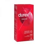 DUREX Sensitive Προφυλακτικά Λεπτά για Μεγαλύτερη Ευαισθησία, 6τμχ