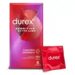DUREX Sensitive Extra Lube, 6τμχ