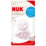 NUK Αλυσίδα Πιπίλας Baby Rose Blue Ροζ, 1τμχ