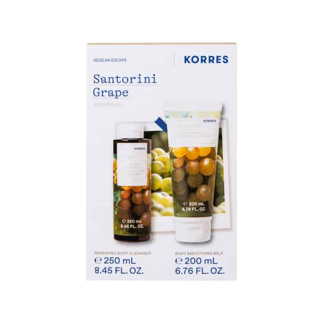 KORR0571 ΚΟΡΡΕΣ Promo Αμπέλι Σαντορίνης Αφρόλουτρο 250ml + Eνυδατικό Γαλάκτωμα Σώματος 200ml, 1τμχ - Image 1