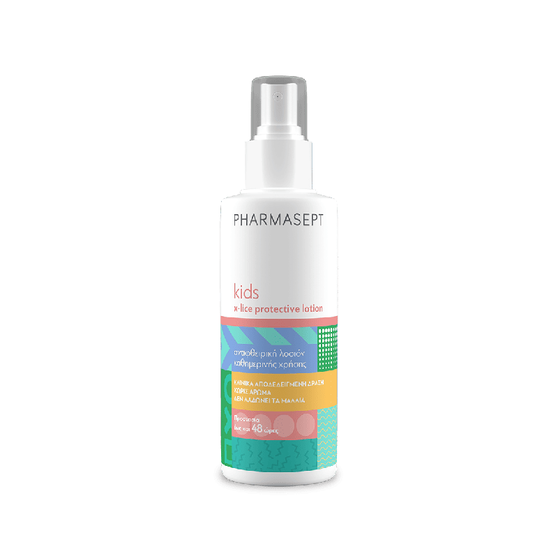 PHAR0008 PHARMASEPT Kids X-Lice Protective Lotion Προληπτική Αντιφθειρική Λοσιόν, 100ml - Image 1
