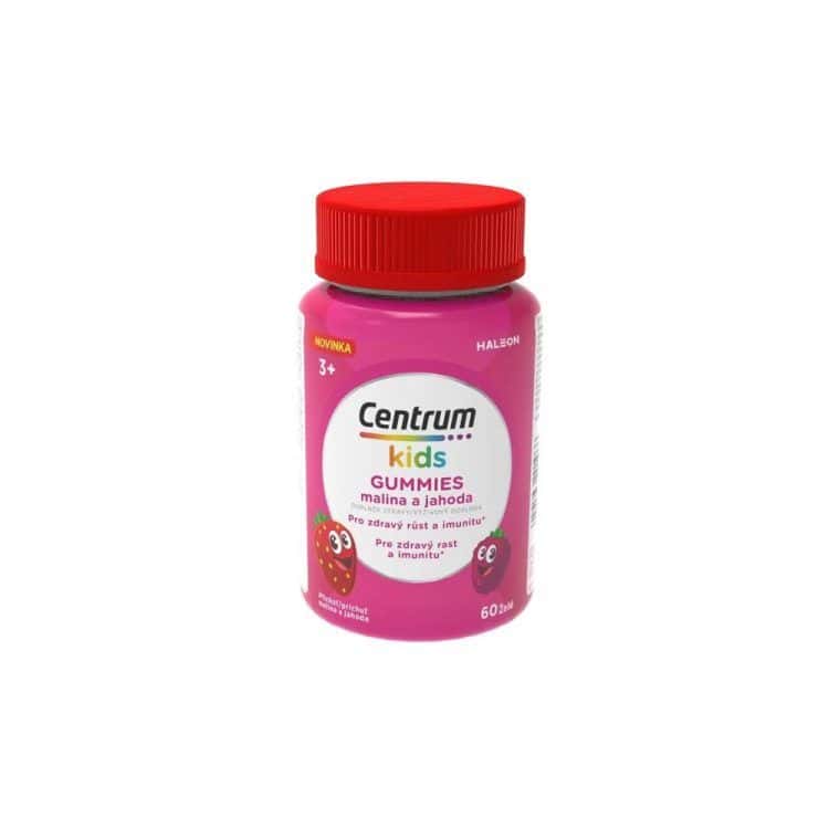 CEN0015 CENTRUM Kids Gummies Multifruit Παιδική Πολυβιταμίνη Γεύση Φράουλα-Βατόμουρο, 60 ζελεδάκια - Image 1