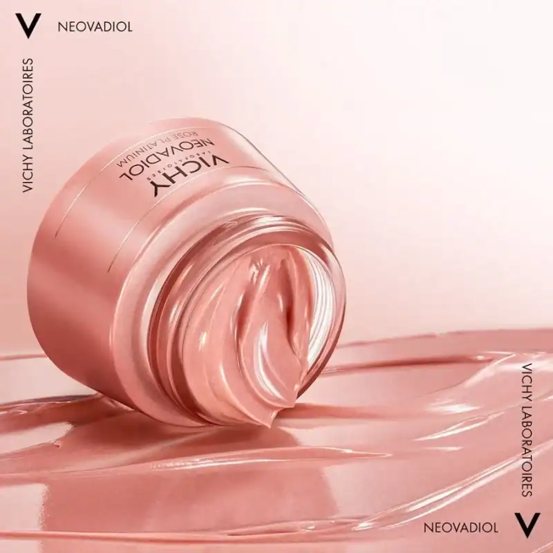 VICHY Promo Neovadiol Rose Platinium Αντιρυτιδική Κρέμα Ημέρας 50ml & ΔΩΡΟ Neovadiol Κρέμα Νύχτας 15ml & Νεσεσέρ, 1τμχ - Image 2