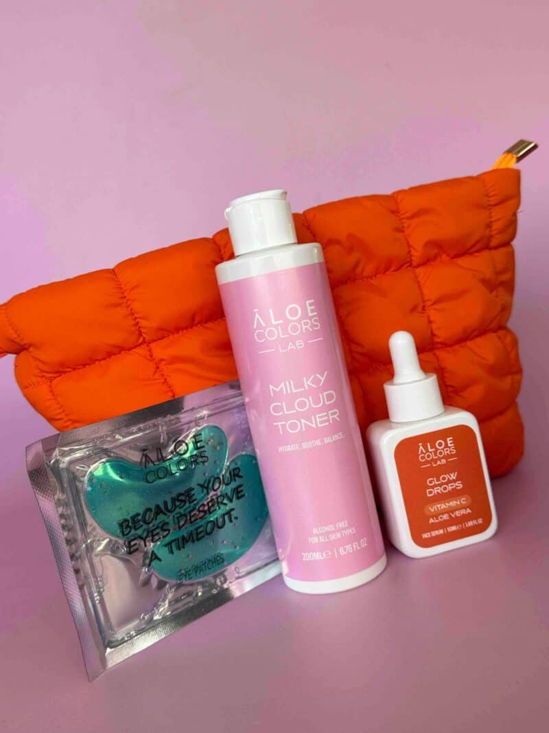 ALOE COLORS Glow Skincare Bag/Vitamin C, 1τμχ - Image 2