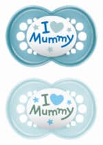 MAM Ι Love Mummy Πιπίλα Σιλικόνης 16+ μηνών, 2τμχ