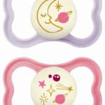 MAM Air Night Πιπίλα Σιλικόνης 16+ μηνών, 2τμχ