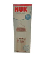 NUK First Choice Μπιμπερό με Μαλακή Θηλή Σιλικόνης 3+m 300ml, 1τμχ