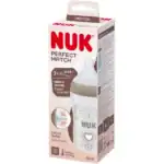 NUK Perfect Match Μπιμπερό με Μαλακή Θηλή Σιλικόνης 3+m 230ml, 1τμχ