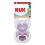 NUK First Choice Day & Night Πιπίλα Σιλικόνης 18-36μηνών, 2τμχ