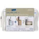 ΚΟΡΡΕΣ White Pine Balancing + Volume Replenishing Σετ Λευκή Πεύκη με Κρέμα Ημέρας 40ml για Κανονικές-Μικτές Επιδερμίδες, Ορό Προσώπου 15ml & Γιαούρτι Super Serum με Προβιοτικά 15ml, 1Νεσεσέρ