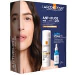 LA ROCHE-POSAY Promo Anthelios Age Correct SPF50 Αντηλιακό Προσώπου Κατά της Γήρανσης 50 ml & ΔΩΡΟ Hyalu B5 Αντιρυτιδικός Ορός 10ml, 1box