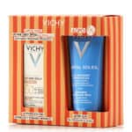 VICHY Promo Capital Soleil UV-Age Daily SPF50 Αντηλιακό Προσώπου κατά της Φωτογήρανσης με Χρώμα Light 40ml & ΔΩΡΟ After-Sun Ενυδατικό Γαλάτωμα Προσώπου-Σώματος για Μετά τον Ήλιο 100ml, 1box