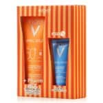 VICHY Promo Capital Soleil Ενυδατικό Αντηλιακό Γαλάκτωμα SPF50+ για Πρόσωπο & Σώμα 300ml & ΔΩΡΟ After-Sun Ενυδατικό Γαλάκτωμα Προσώπου-Σώματος 100ml, 1box