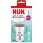 NUK Perfect Match Εκπαιδευτικό Ποτηράκι με Καλαμάκι 8m+ 260ml, 1τμχ