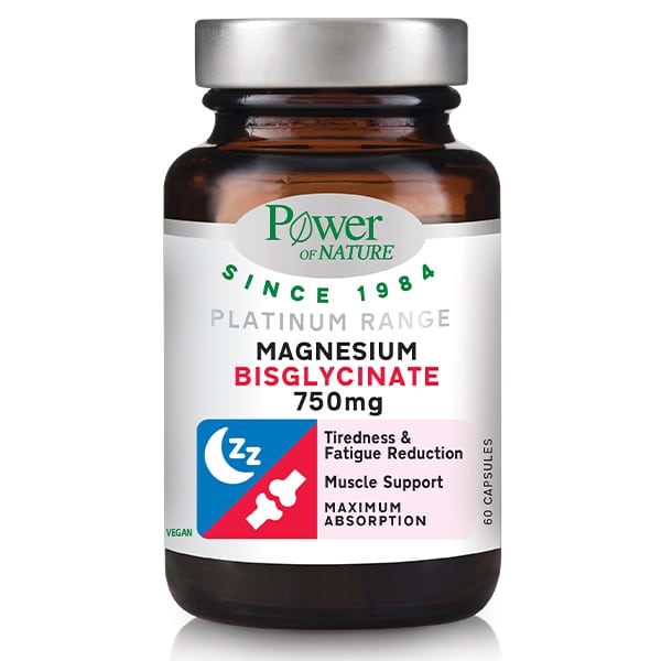POW0119 POWER HEALTH Platinum Range Magnesium Bisglycinate 750mg, 60caps - Image 1