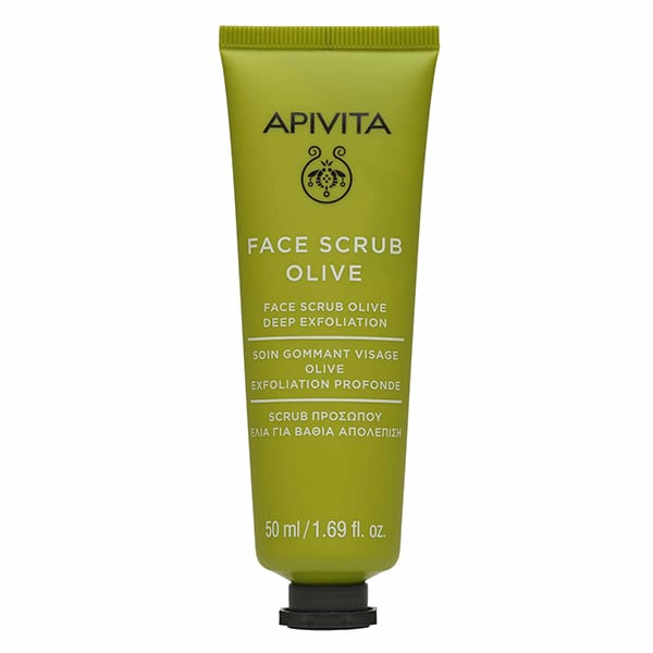 APIVITA Scrub Προσώπου Ελιά για Βαθιά Απολέπιση, 50ml
