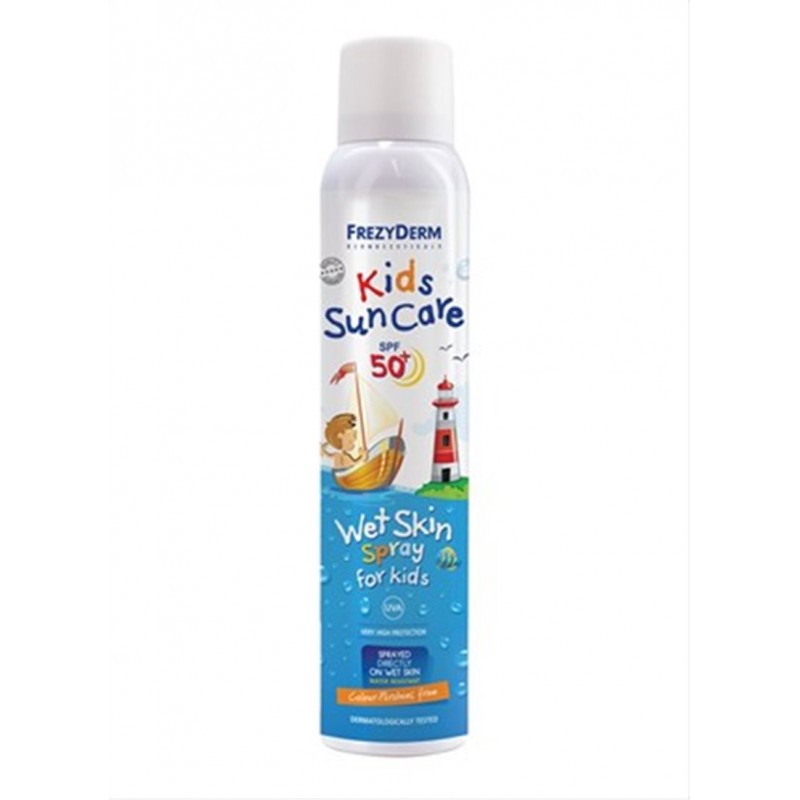 FREZYDERM Kids Sun Care SPF50+ Wet Skin Spray Παιδικό Αντηλιακό Σπρέι