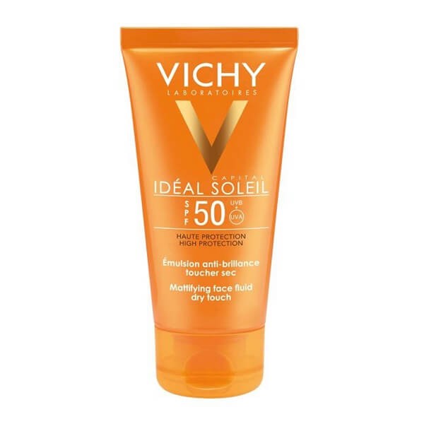 VICHY Ideal Soleil Αντηλιακή Κρέμα Προσώπου για Ματ Αποτέλεσμα SPF50