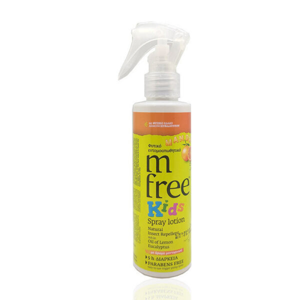 BENEFIT M Free Παιδικό Φυτικό Εντομοαπωθητικό Spray Μανταρίνι