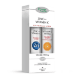 POWER HEALTH Zinc Plus + Vitamin C, 20eff.tabs & ΔΩΡΟ Vitamin C 500mg, 20 Αναβράζοντα Δισκία