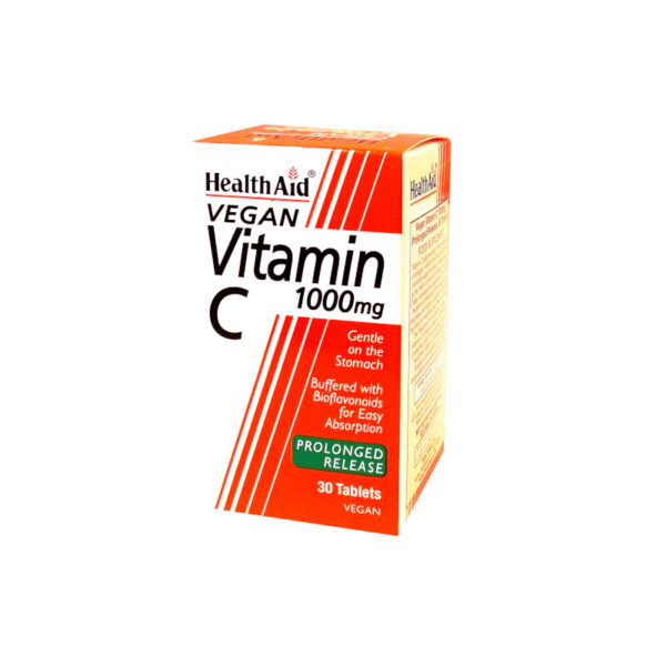 HEALTH AID Vitamin C 1000mg Prolonged Release. Συμπλήρωμα διατροφής με Βιταμίνη C