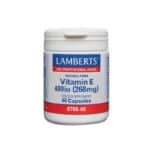 LAMBERTS Vitamin E 400IU, 60caps