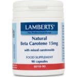 LAMBERTS Beta Carotene Natural 15mg, 90caps