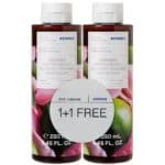 ΚΟΡΡΕΣ Τζίντζερ Μοσχολέμονο Αφρόλουτρο 1+1 ΔΩΡΟ, 2x250ml