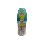 NUK First Choice Plus Πλαστικό Μπιμπερό με Θηλή Latex 0-6m Ροζ, 150ml