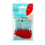 TEPE Interdental Brush Μεσοδόντια Βουρτσάκια Μέγεθος ISO: 2 (0,5mm) Κόκκινα, 8τμχ