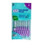TEPE Interdental Brush Μεσοδόντια Βουρτσάκια Μέγεθος ISO: 6 (1,1mm) Μωβ, 8τμχ