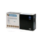 ALFASHIELD Μαύρα Εξεταστικά Γάντια Νιτριλίου Large, 100τμχ