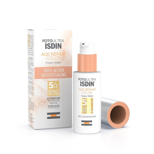 ISDIN FotoUltra Age Repair Color Fusion Water Color Αντηλιακό Προσώπου με Χρώμα