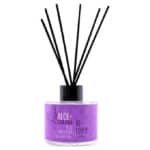 ALOE COLORS Reed Diffuser Be Lovely Αρωματικό Χώρου με Sticks Διάχυσης & Άρωμα Καραμέλα-Πικραμύγδαλο, 125ml