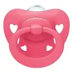 NUK Signature Πιπίλα Σιλικόνης 18-36m Ροζ, 1τμχ