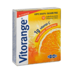 UNI-PHARMA Vitorange 1g Vitamin C Συμπλήρωμα Διατροφής με Βιταμίνη C για Αυξηση Ενέργειας & Ενίσχυση Ανοσοποιητικού - Χωρίς Ζάχαρη, 12eff.tabs
