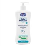 CHICCO Baby Moments Bath Shampoo Βρεφικό Αφρόλουτρο-Σαμπουάν με Καλέντουλα 0m+, 750ml