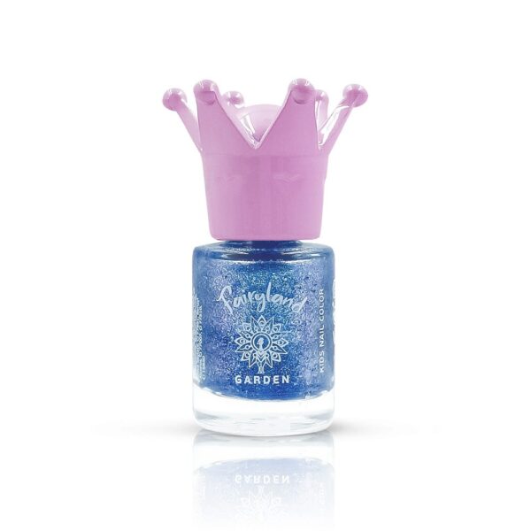GARDEN Fairyland Nail Polish Glitter Blue Betty 1 Παιδικό Βερνίκι Νυχιών με Άρωμα Φράουλα, 7,5ml