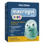 FREZYDERM Macrogol Kids 3350 Σκόνη για Πόσιμο Διάλυμα για Συμπτωματική Θεραπεία Δυσκοιλιότητας σε Παιδιά, 20 φακελίσκοι x 4gr