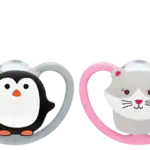 NUK Monochrome Animals Space Πιπίλα Σιλικόνης 0-6 μηνών, 1τμχ